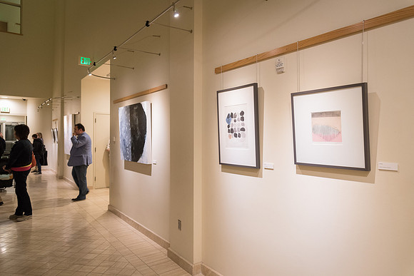 Erica Quartiermeister presents her prints in the Spori