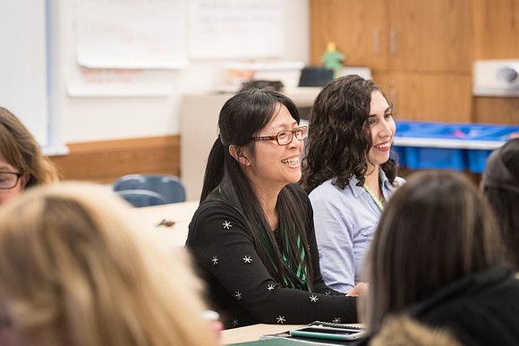 Students in the Pathway Program meet together on Thursday night