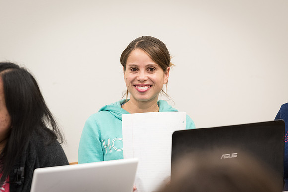 Students in the Pathway Program meet together on Thursday night