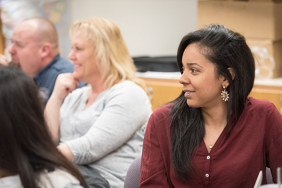 Students in the Pathway Program meet together on Thursday night