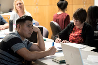 Students in the Pathway Program meet together on Thursday night