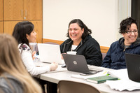 Students in the Pathway Program meet together on Thursday night