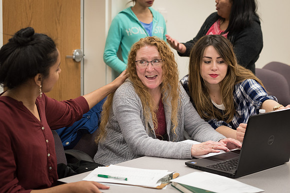 Students in the Pathway Program meet together on Thursday night