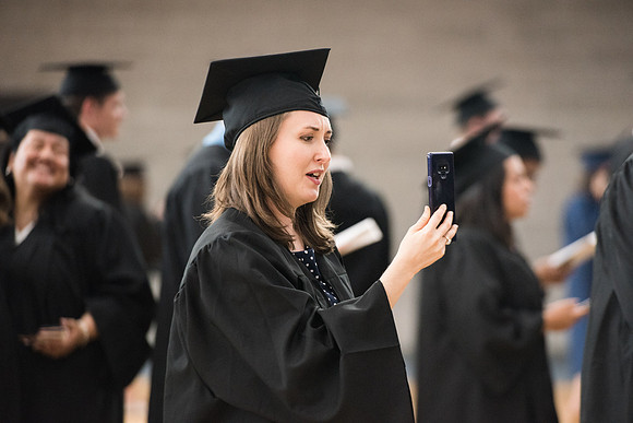 BYU-Idaho Graduation. Graduates getting ready for Commencement. Spring Semester