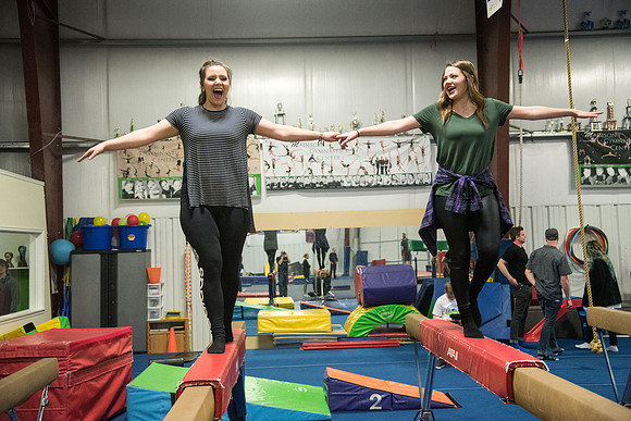 Students in the Rexburg YSA 20th Ward enjoyed a Closing Social at the Madison Gymnastics Center and Rock Climbing Wall.