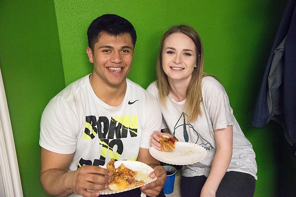 Students in the Rexburg YSA 20th Ward enjoyed a Closing Social at the Madison Gymnastics Center and Rock Climbing Wall.