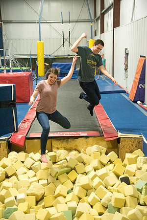 Students in the Rexburg YSA 20th Ward enjoyed a Closing Social at the Madison Gymnastics Center and Rock Climbing Wall.