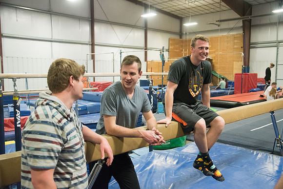 Students in the Rexburg YSA 20th Ward enjoyed a Closing Social at the Madison Gymnastics Center and Rock Climbing Wall.