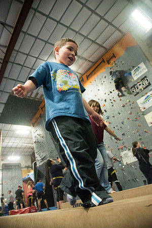 Students in the Rexburg YSA 20th Ward enjoyed a Closing Social at the Madison Gymnastics Center and Rock Climbing Wall.