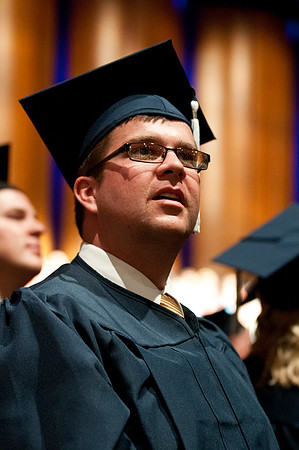 Commencement during graduation spring 2012
