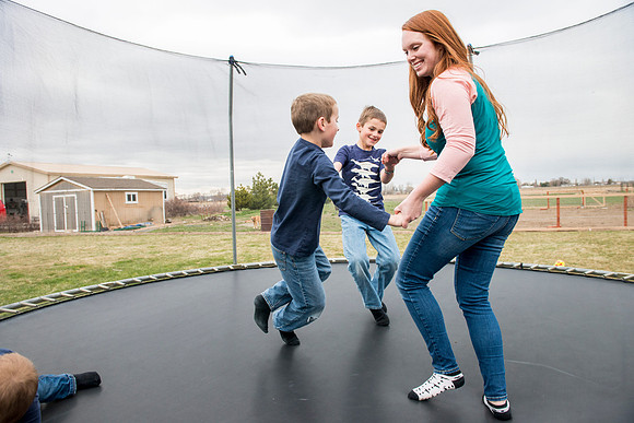 Pathway student Elizabeth Cameron and her family. March 2017