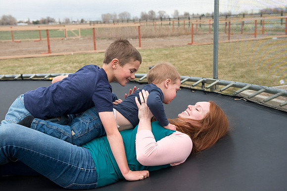 Pathway student Elizabeth Cameron and her family. March 2017