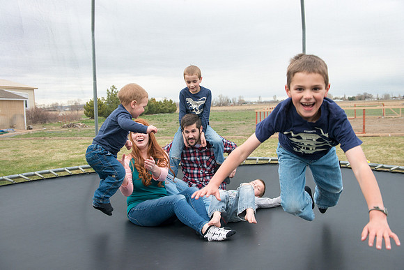Pathway student Elizabeth Cameron and her family. March 2017