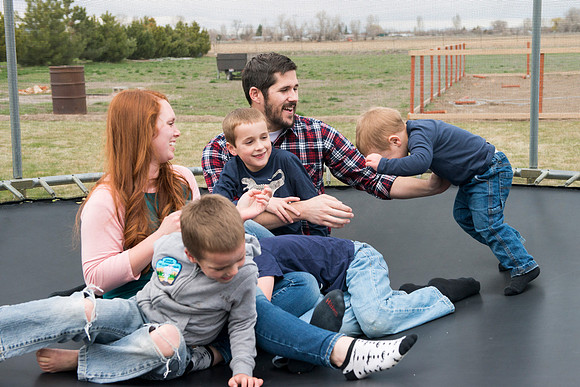 Pathway student Elizabeth Cameron and her family. March 2017