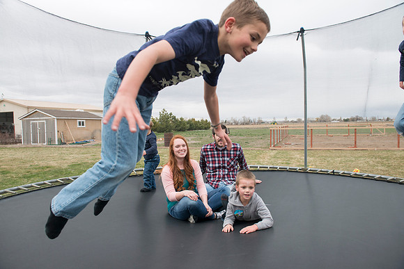 Pathway student Elizabeth Cameron and her family. March 2017
