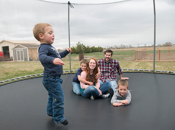 Pathway student Elizabeth Cameron and her family. March 2017