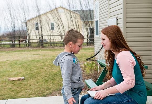 Pathway student Elizabeth Cameron and her family. March 2017