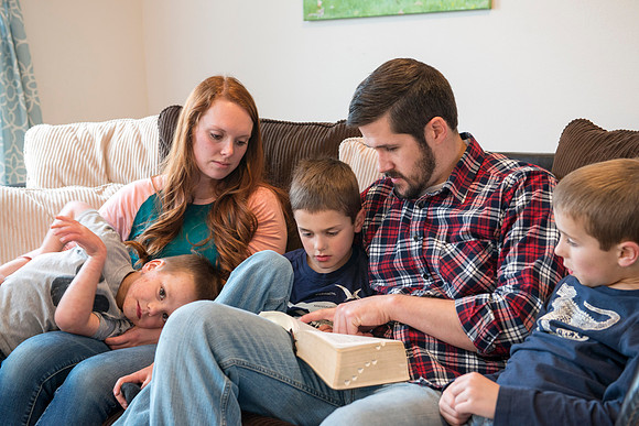 Pathway student Elizabeth Cameron and her family. March 2017