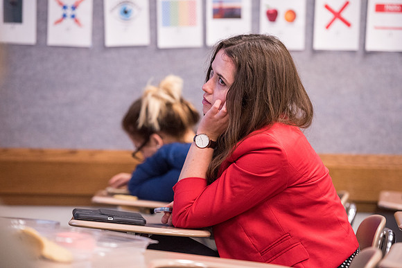Pathway classes meet once a week on campus and students work effectively to apply the learning model.