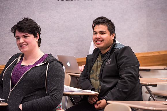 Pathway classes meet once a week on campus and students work effectively to apply the learning model.