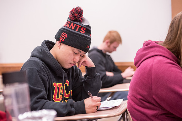 Pathway classes meet once a week on campus and students work effectively to apply the learning model.