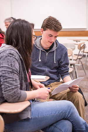 Pathway classes meet once a week on campus and students work effectively to apply the learning model.