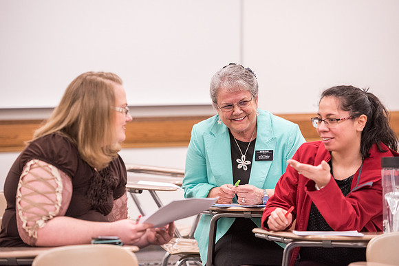 Pathway classes meet once a week on campus and students work effectively to apply the learning model.