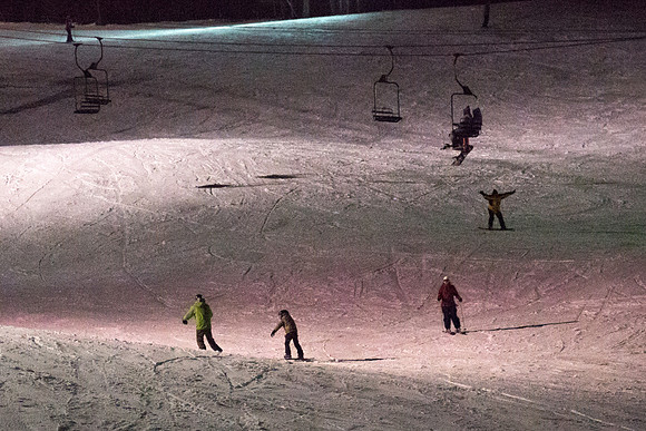 As a stake activity, Kelley's Canyon ski resort allows BYU-Idaho students to go night skiing at a cheap rate.