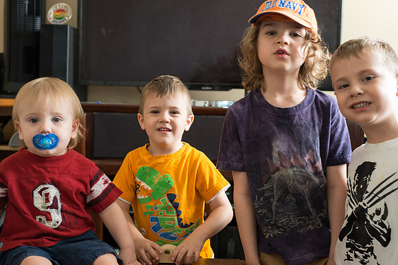 Pathway student Eva Sherrod and her children.