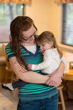 Mother and daughter.
