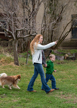 Over 30, Pathway student Karen Peacock, with her grand children.