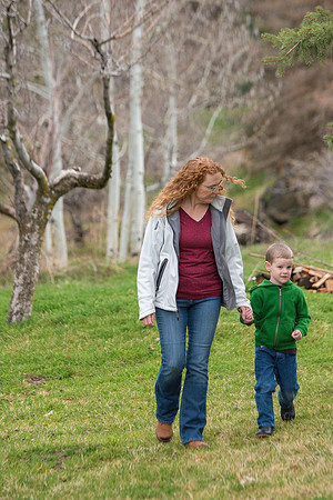 Over 30, Pathway student Karen Peacock, with her grand children.
