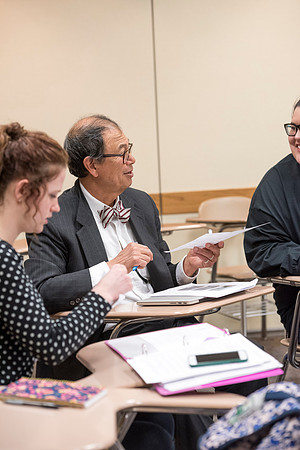Teacher Education class taught by Larry Duque.