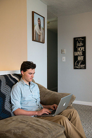 Pathway student Brandon Puckett.