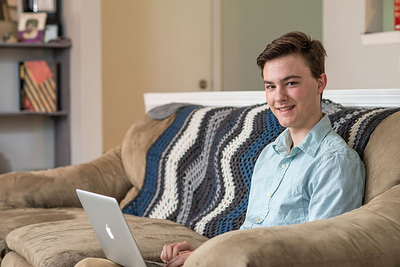 Pathway student Brandon Puckett.