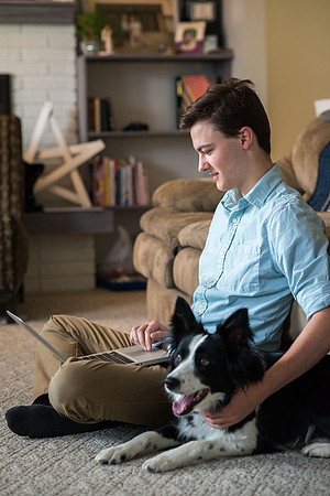 Pathway student Brandon Puckett.