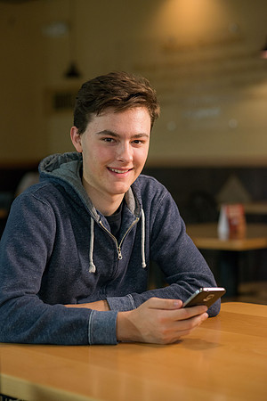Pathway student Brandon Puckett.