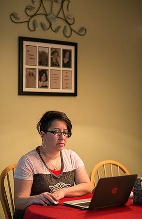 Pathway student, Marcela Avila in her home.
