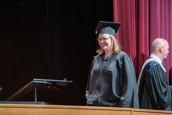 Graduates during Interdisciplinary Studies convocation.
