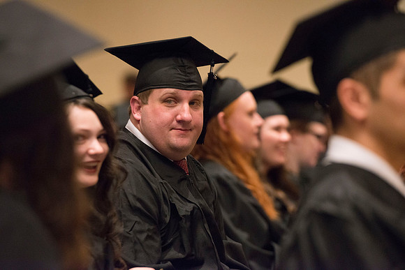 College of Language and Letters Convocation in the Manwaring Center Ballroom.