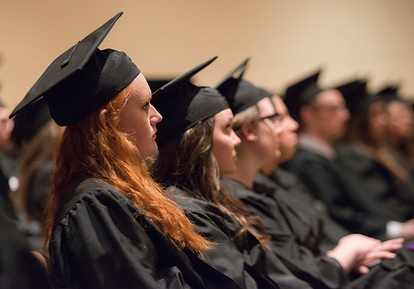 College of Language and Letters Convocation in the Manwaring Center Ballroom.