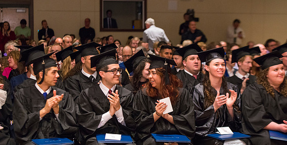 College of Language and Letters Convocation in the Manwaring Center Ballroom.