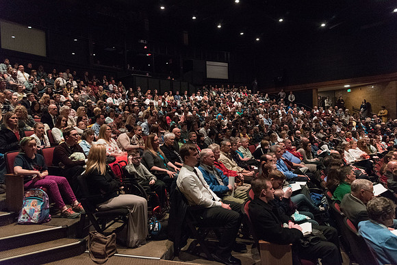 Performing and Visual Arts Convocation Ceremony in the Snow Drama Theatre.