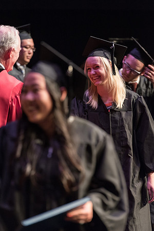 Performing and Visual Arts Convocation Ceremony in the Snow Drama Theatre.