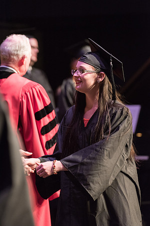 Performing and Visual Arts Convocation Ceremony in the Snow Drama Theatre.
