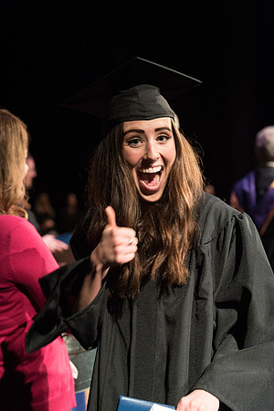 Performing and Visual Arts Convocation Ceremony in the Snow Drama Theatre.