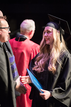 Performing and Visual Arts Convocation Ceremony in the Snow Drama Theatre.