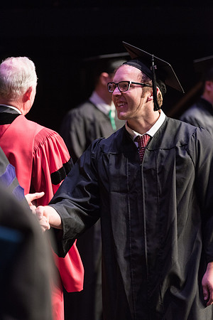 Performing and Visual Arts Convocation Ceremony in the Snow Drama Theatre.