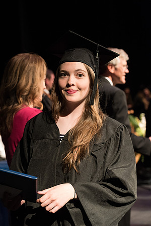 Performing and Visual Arts Convocation Ceremony in the Snow Drama Theatre.