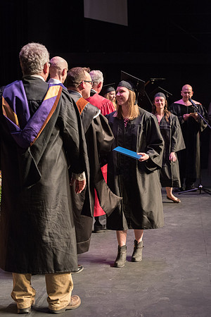 Performing and Visual Arts Convocation Ceremony in the Snow Drama Theatre.
